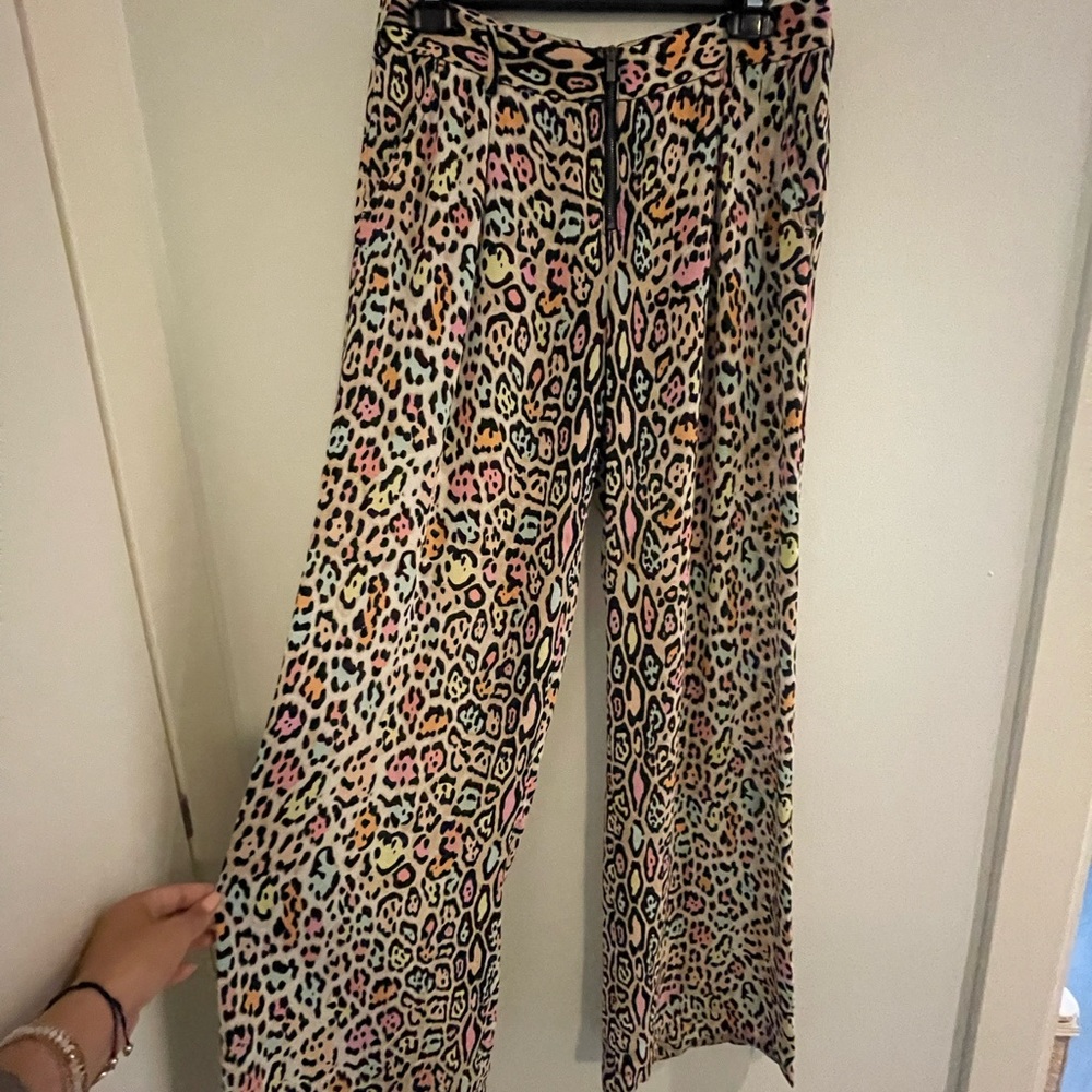 Bcbg animal print pants